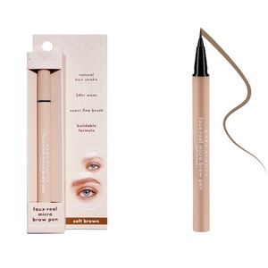 Kara Beauty Faux-Real Micro Brow Pen ~ Soft Brown​